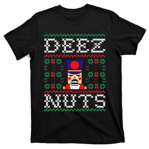 Funny Christmas Pajama Family Xmas Deez Nuts Nutcracker Nut T-Shirt