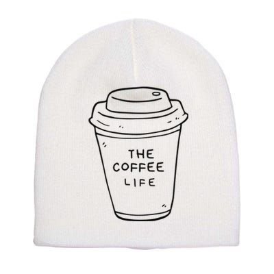 Fall Coffee Pumpkin Spice Junkie Latte Coffee Lovers  Short Acrylic Beanie