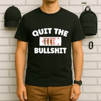 Funny Card Player Pitch Quit The Bullshit T-Shirt