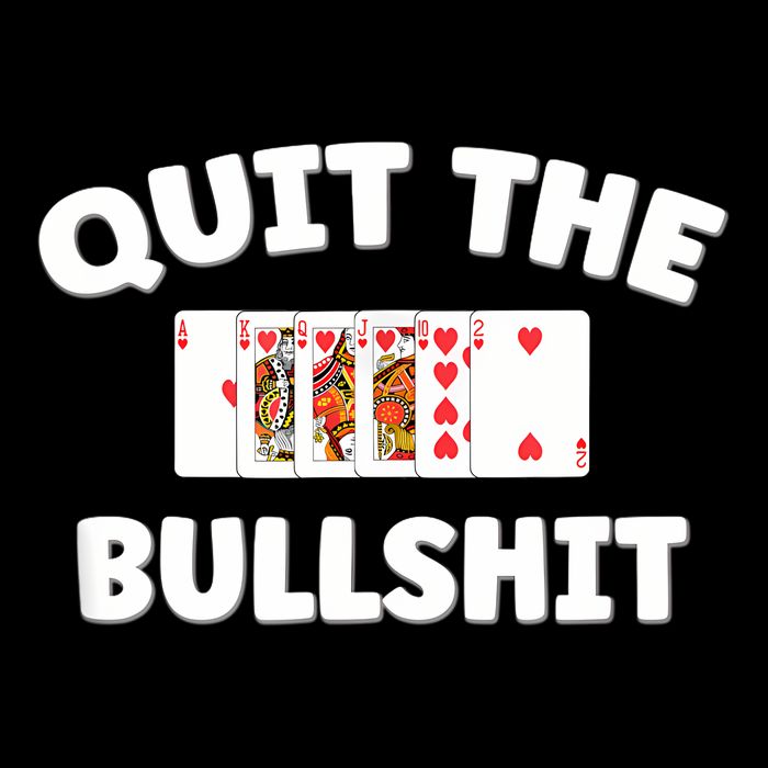 Funny Card Player Pitch Quit The Bullshit 16 in Basic Backpack