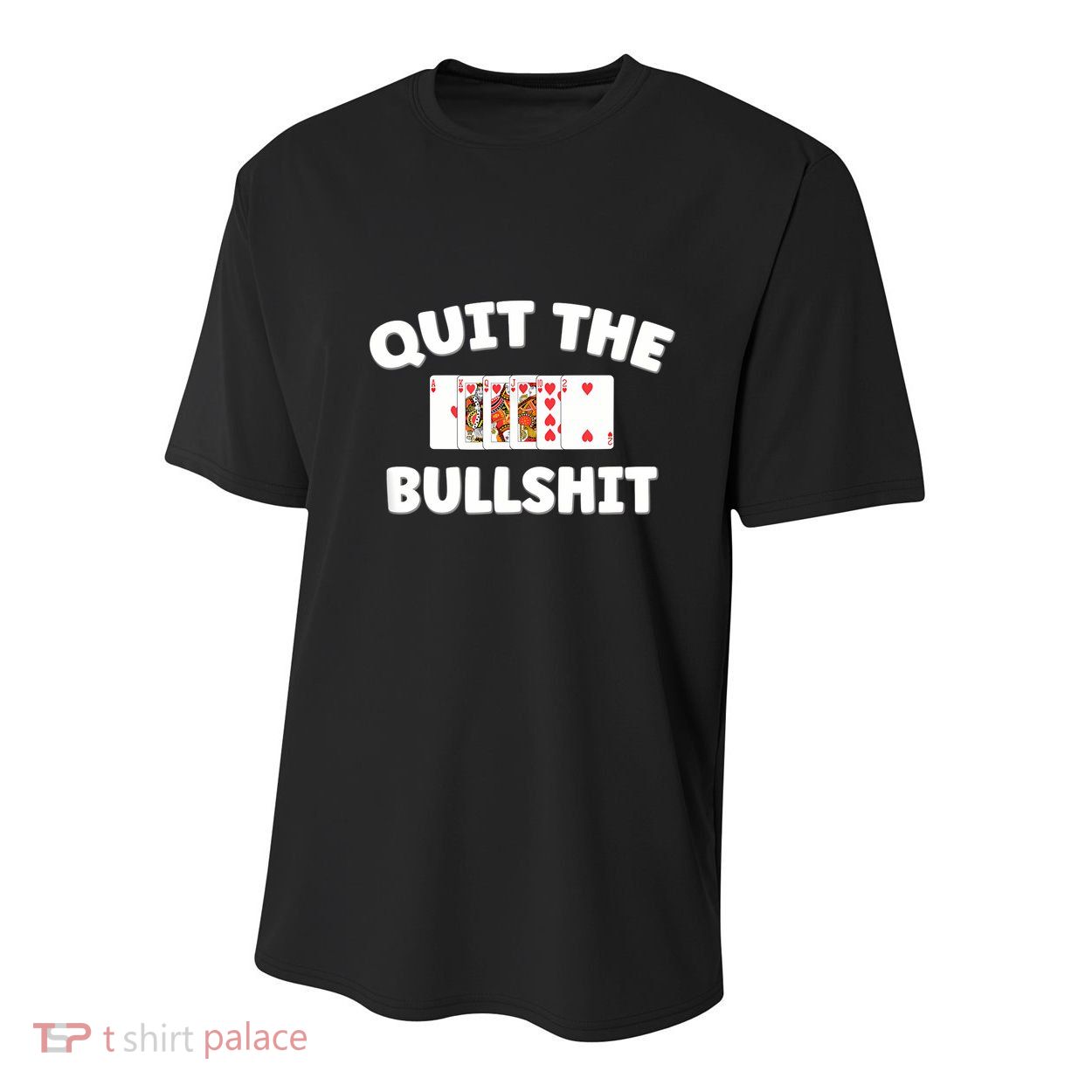 Funny Card Player Pitch Quit The Bullshit Youth Performance Sprint T-Shirt