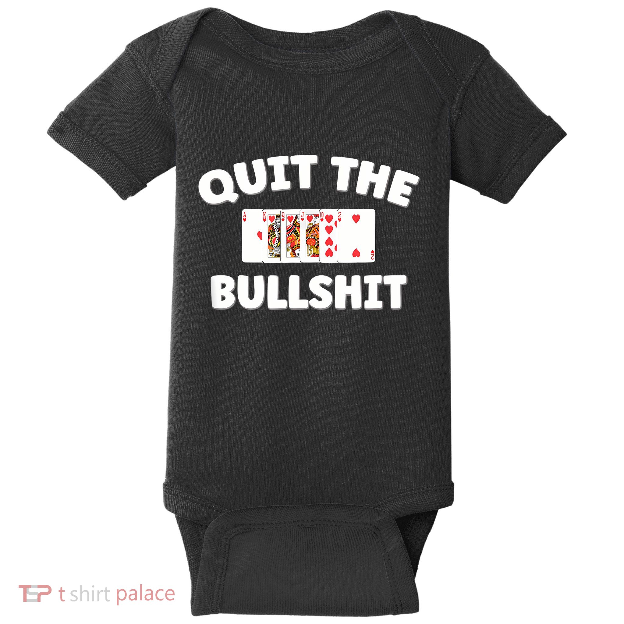Funny Card Player Pitch Quit The Bullshit Baby Bodysuit