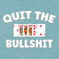 Funny Card Player Pitch Quit The Bullshit Sueded Cloud Jersey T-Shirt