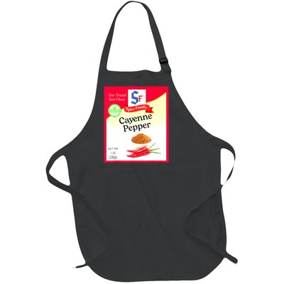 Funny Cayenne Pepper Condiment Holiday Spice Group Costumes Gift Full-Length Apron With Pockets