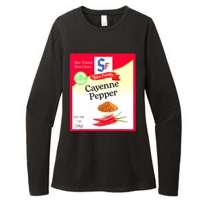 Funny Cayenne Pepper Condiment Holiday Spice Group Costumes Gift Womens CVC Long Sleeve Shirt