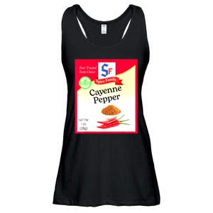 Funny Cayenne Pepper Condiment Holiday Spice Group Costumes Gift Ladies Essential Flowy Tank