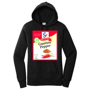 Funny Cayenne Pepper Condiment Holiday Spice Group Costumes Gift Women's Pullover Hoodie