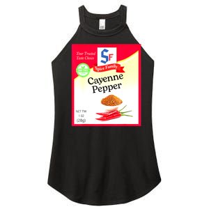 Funny Cayenne Pepper Condiment Holiday Spice Group Costumes Gift Women's Perfect Tri Rocker Tank