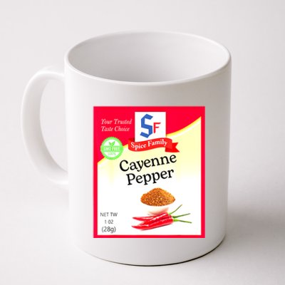 Funny Cayenne Pepper Condiment Holiday Spice Group Costumes Gift Coffee Mug