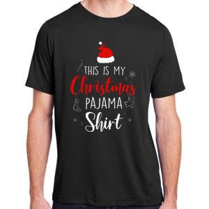 Funny Christmas Pj Pajama Women Pjs For Family Adult ChromaSoft Performance T-Shirt