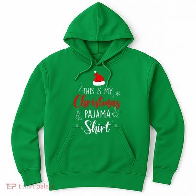 Funny Christmas Pj Pajama Women Pjs For Family Hoodie
