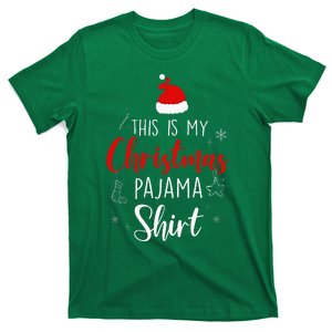 Funny Christmas Pj Pajama Women Pjs For Family T-Shirt