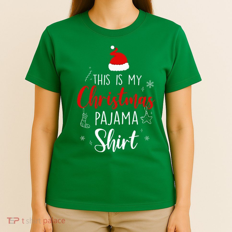 Funny Christmas Pj Pajama Women Pjs For Family T-Shirt