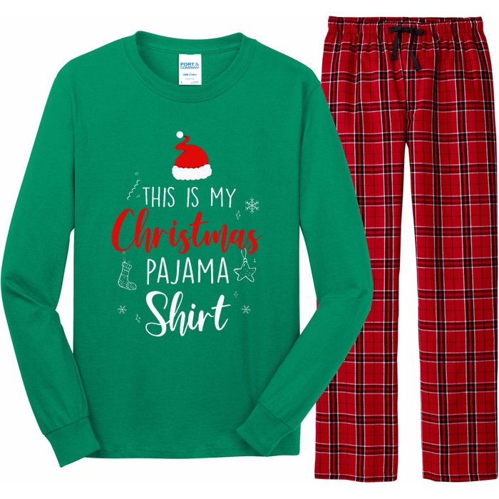 Funny Christmas Pj Pajama Women Pjs For Family Long Sleeve Pajama Set