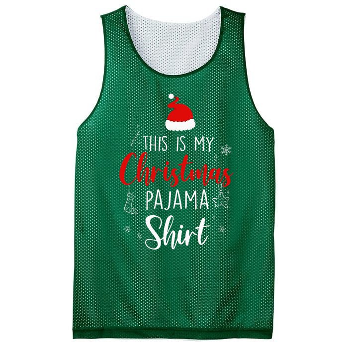 Funny Christmas Pj Pajama Women Pjs For Family Mesh Reversible Basketball Jersey Tank