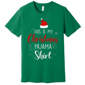 Funny Christmas Pj Pajama Women Pjs For Family Premium T-Shirt