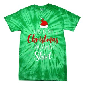 Funny Christmas Pj Pajama Women Pjs For Family Tie-Dye T-Shirt