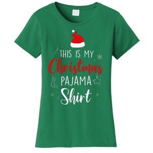 Funny Christmas Pj Pajama Women Pjs For Family Women's T-Shirt