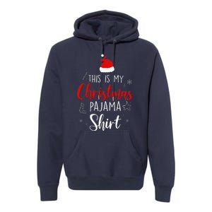 Funny Christmas Pj Pajama Women Pjs For Family Premium Hoodie