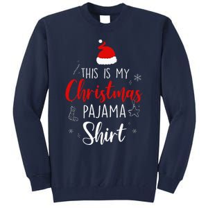 Funny Christmas Pj Pajama Women Pjs For Family Tall Sweatshirt