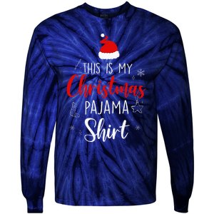 Funny Christmas Pj Pajama Women Pjs For Family Tie-Dye Long Sleeve Shirt