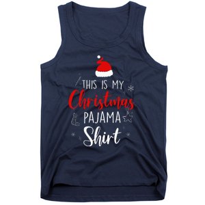 Funny Christmas Pj Pajama Women Pjs For Family Tank Top