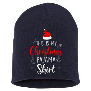 Funny Christmas Pj Pajama Women Pjs For Family Short Acrylic Beanie