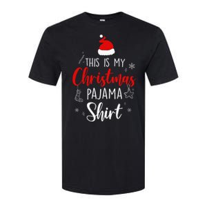 Funny Christmas Pj Pajama Women Pjs For Family Softstyle CVC T-Shirt