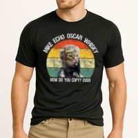 Funny Cat Pilot Mike Echo Oscar Whisky How Do You Copy Meow Performance Shirt