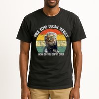 Funny Cat Pilot Mike Echo Oscar Whisky How Do You Copy Meow Tall T-Shirt