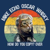 Funny Cat Pilot Mike Echo Oscar Whisky How Do You Copy Meow Infant Baby Jersey Bodysuit
