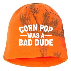 Funny Corn Pop Was A Bad Dude Kati - Camo Knit Beanie