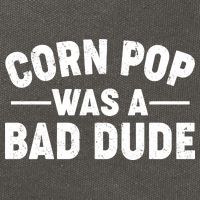 Funny Corn Pop Was A Bad Dude Cotton Canvas Backpack
