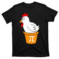 Funny Chicken Pot Pi Day Pie Math Lover Teacher Geek T-Shirt