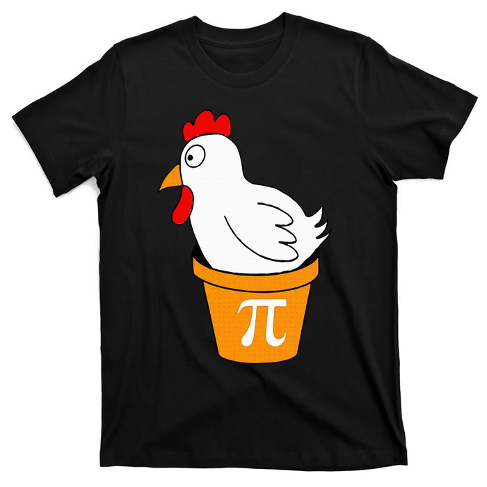 Funny Chicken Pot Pi Day Pie Math Lover Teacher Geek T-Shirt