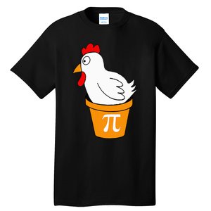 Funny Chicken Pot Pi Day Pie Math Lover Teacher Geek Tall T-Shirt