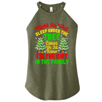 Funny Christmas Pajamas For Familys Womenss Women's Perfect Tri Rocker Tank