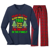 Funny Christmas Pajamas For Familys Womenss Women's Long Sleeve Flannel Pajama Set 