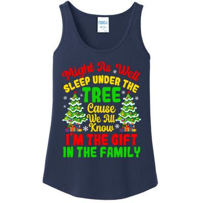 Funny Christmas Pajamas For Familys Womenss Ladies Essential Tank