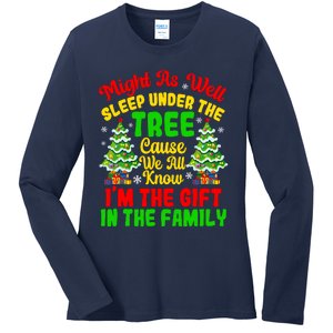 Funny Christmas Pajamas For Familys Womenss Ladies Long Sleeve Shirt