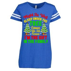 Funny Christmas Pajamas For Familys Womenss Enza Ladies Jersey Football T-Shirt