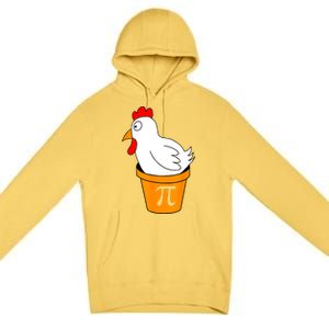 Funny Chicken Pot Pie Math Lover Gift Premium Pullover Hoodie