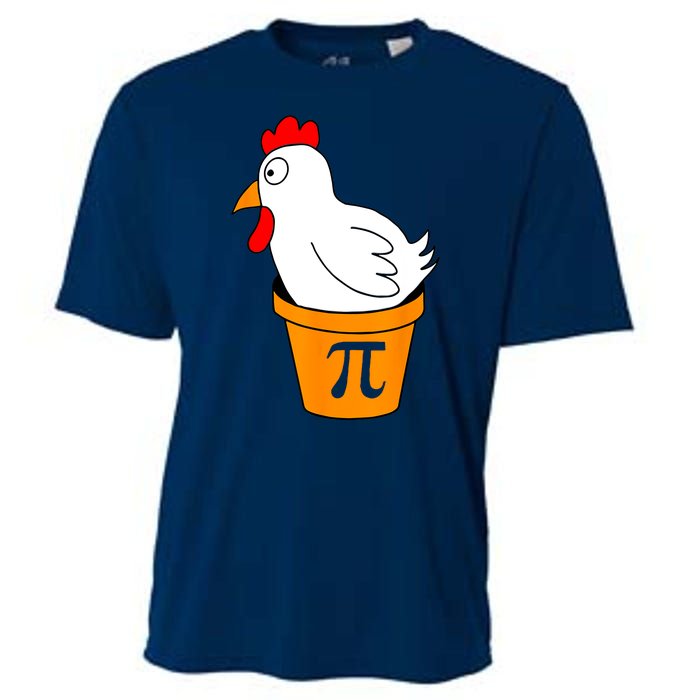 Funny Chicken Pot Pie Math Lover Gift Cooling Performance Crew T-Shirt