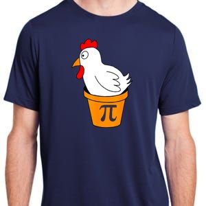 Funny Chicken Pot Pie Math Lover Gift Adult ChromaSoft Performance T-Shirt