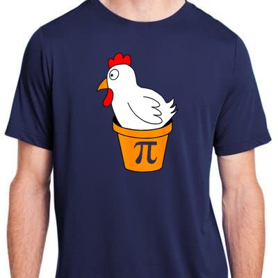 Funny Chicken Pot Pie Math Lover Gift Adult ChromaSoft Performance T-Shirt