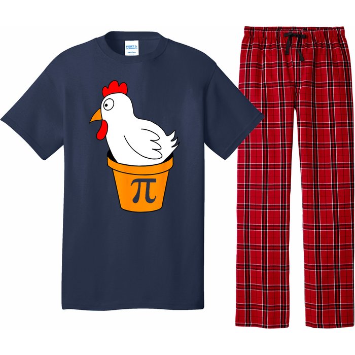 Funny Chicken Pot Pie Math Lover Gift Pajama Set