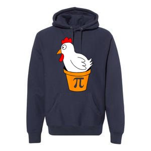 Funny Chicken Pot Pie Math Lover Gift Premium Hoodie