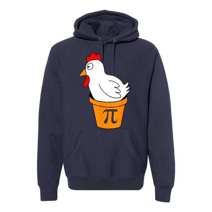 Funny Chicken Pot Pie Math Lover Gift Premium Hoodie