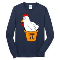 Funny Chicken Pot Pie Math Lover Gift Tall Long Sleeve T-Shirt