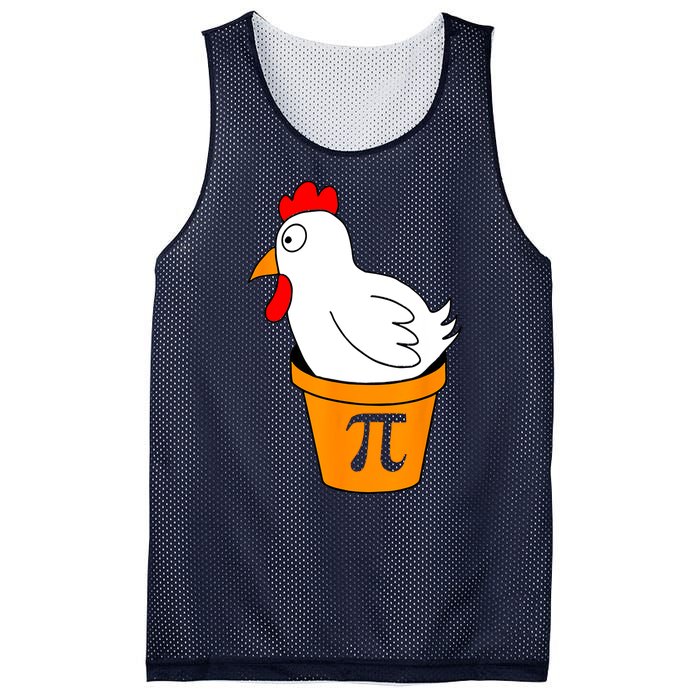 Funny Chicken Pot Pie Math Lover Gift Mesh Reversible Basketball Jersey Tank